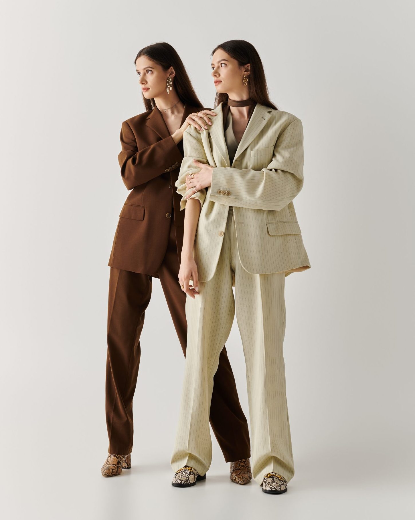 Brown Oversized Suit
