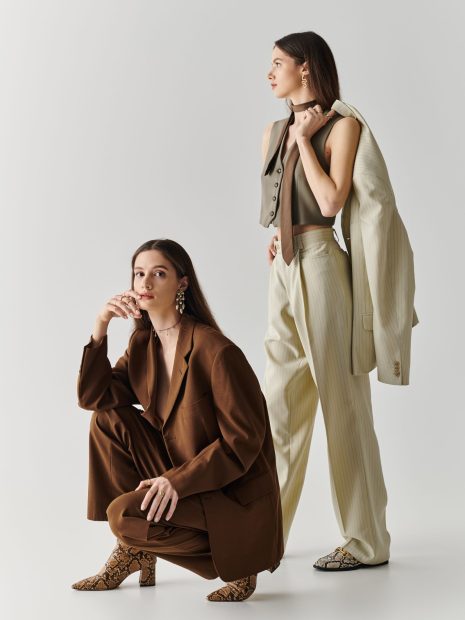 Brown Oversized Suit