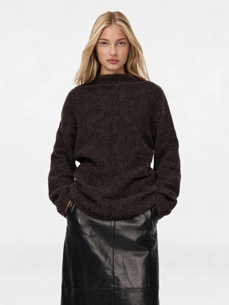 Black Oversized Jumper