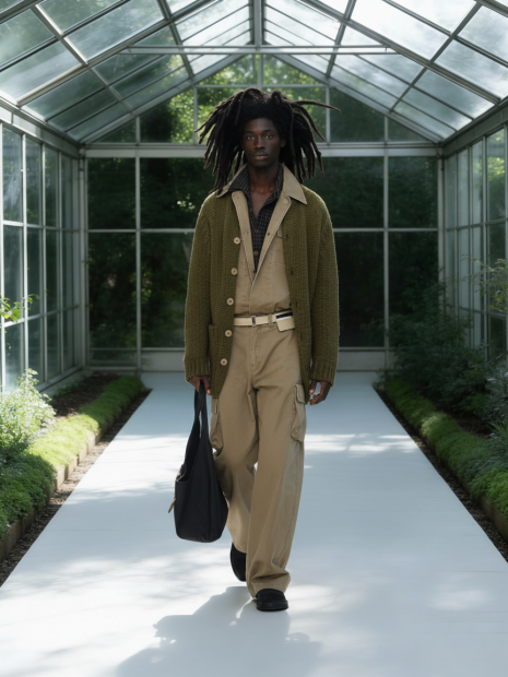 Wide Leg Cargo Trousers