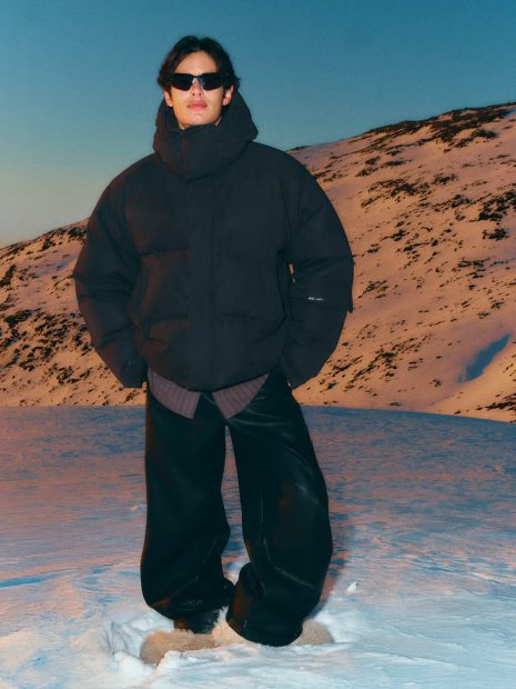 Black Down Puffer Jacket