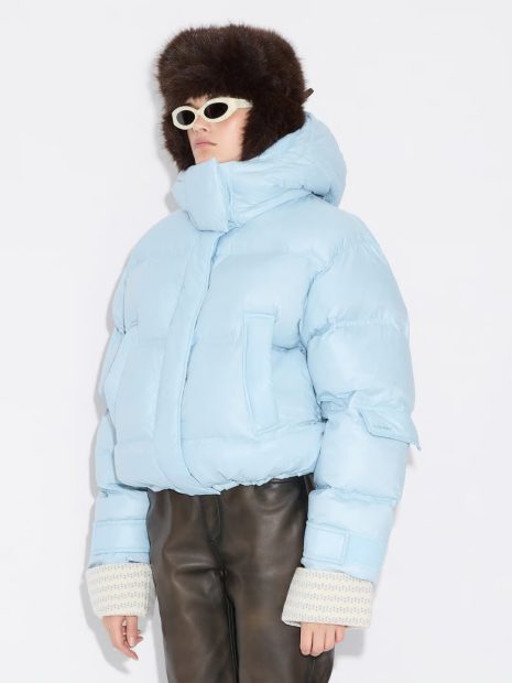 Light Blue Puffer Jacket