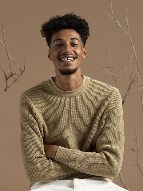 Beige Knitted Sweater