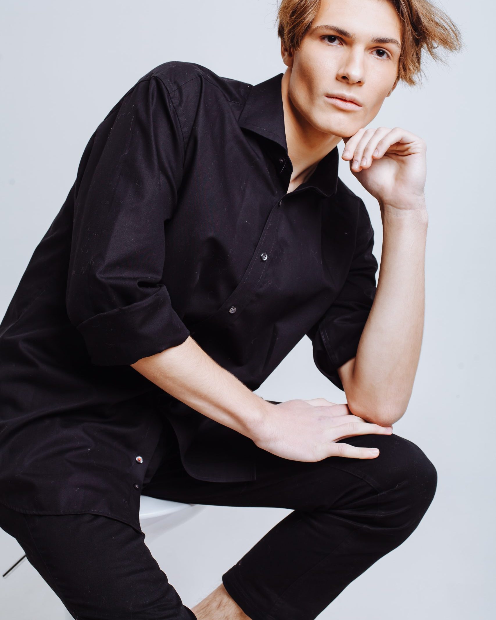 Black Cotton Shirt